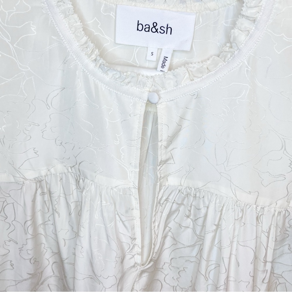 ba&sh | Solstice Top With Ruffled Shoulders - Picture 4 of 11